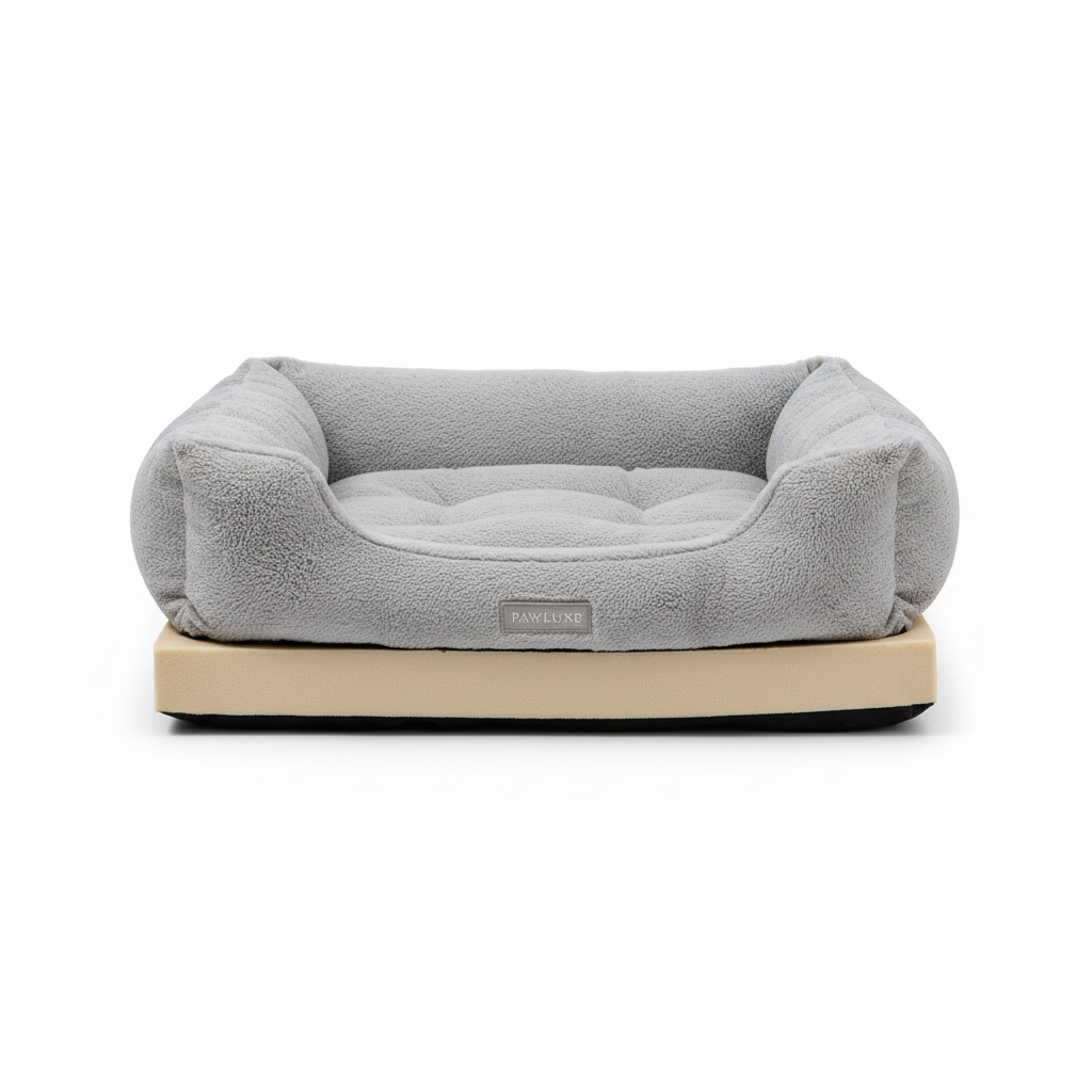 Orthopedic memory foam pet bed